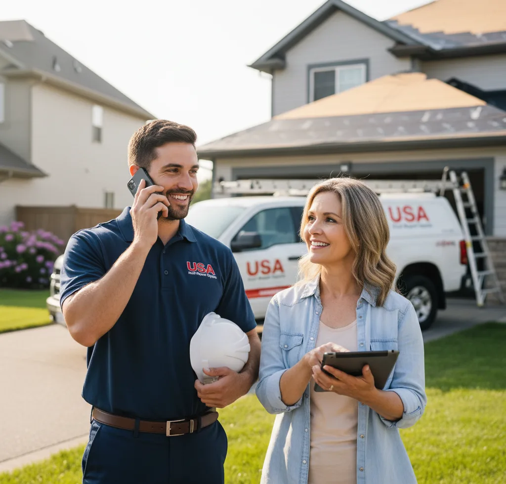 USA Roof Repair Experts customer support in Taunton
